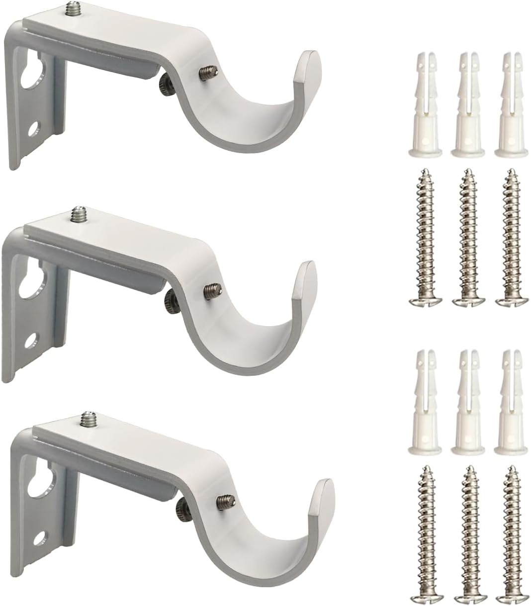 Window Rod Bracket Amazon.com: eletriace Curtain Rod Bracket - Heavy Duty Adjustable ...