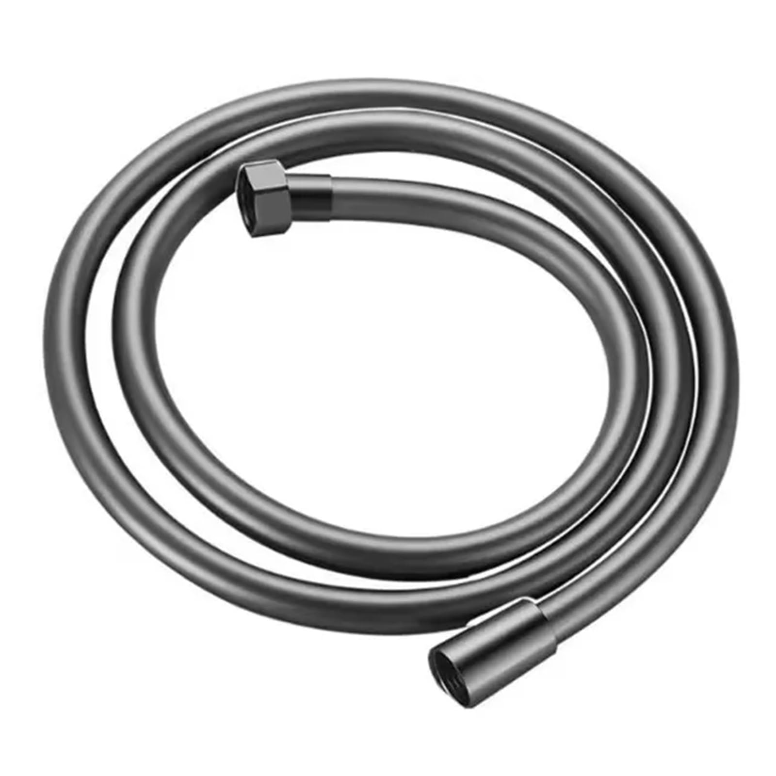 Universal Chrome Shower Pipe, PVC Handheld Shower Hose Flexible Universal Multicolor Multiple Sizes(Grey,300cm)