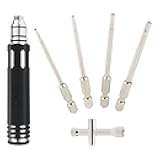 Rchobbytop RC Tool Kit 4 In 1 Hex Screwdriver Kit & Mini 4-Way Cross Wrench, 1.5mm 2.0mm 2.5mm 3.0mm Hex Screw Driver Bits For RC Cars Helicopter Boat Drone Models