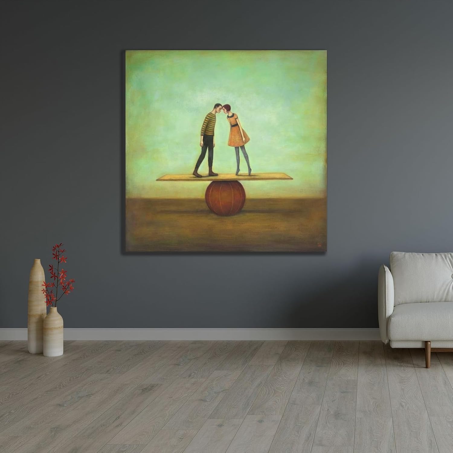 ArtDirect Finding Equilibrium Unframed Art Print Giclee Poster by Huynh, Duy - Ready for Framing with Customization Sizes 8x8, 11x11, 16x16, 24x24, 36x36, and 48x48 Inches
