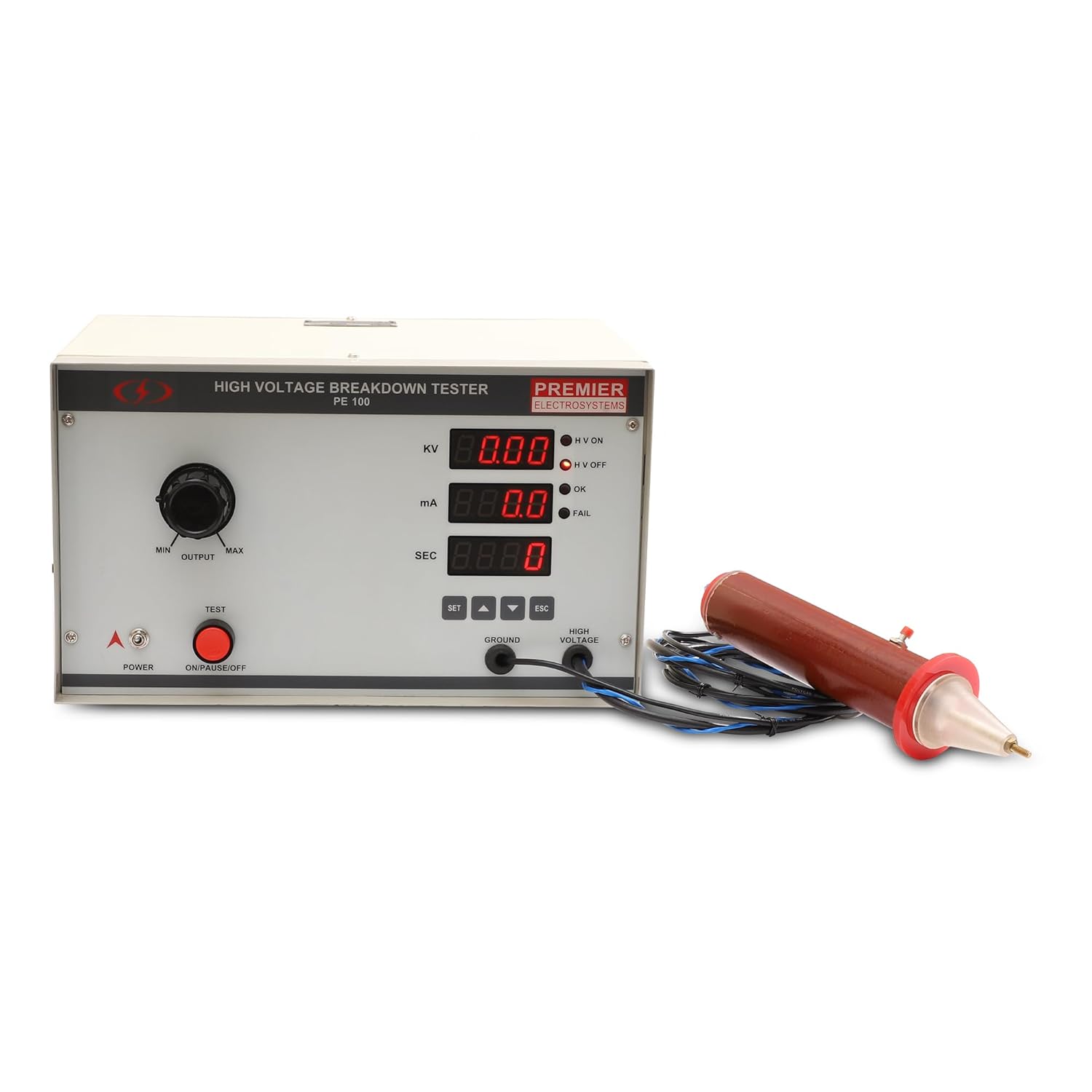 Premier's High Voltage Breakdown Tester 5 KV/ 100 mA (HV Tester