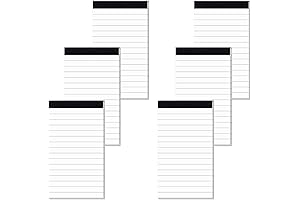 6pcs/pack 3x5 Inch Note Pads Refills College Ruled Lined Paper Memo Small...