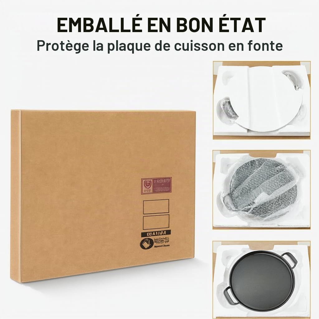 Ronde Plaque de Cuisson 7421 diamètre 30,9 cm pour Grils à Charbon 57cm, Gourmet BBQ System, Weber One-Touch, Fonte à Grillades pièce de Rechange