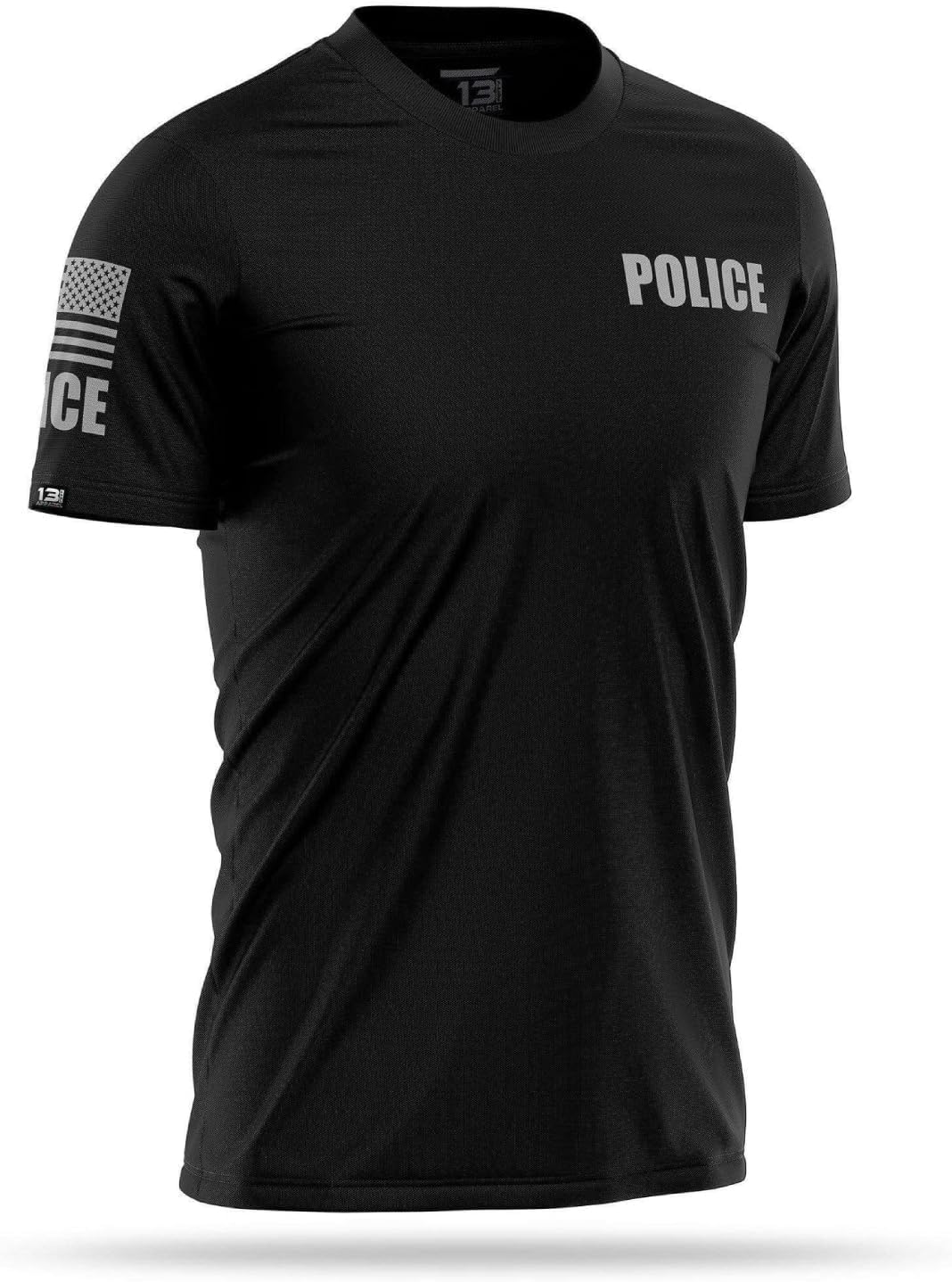 Police Men’s Performance Duty Shirt, Lightweight Breathable Stretch Uniform, Moisture-Wicking, Durable Fit