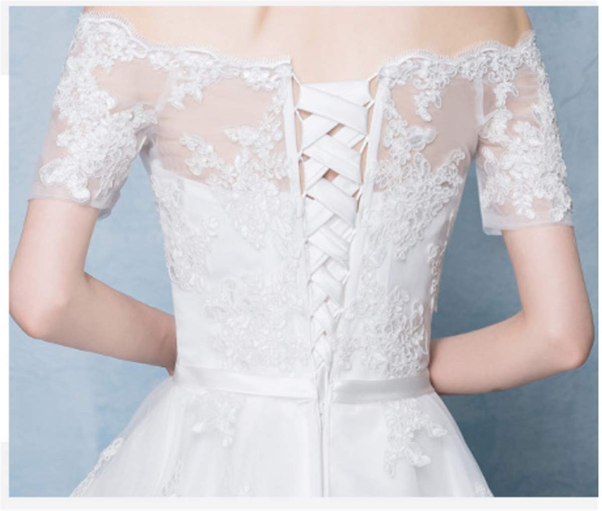 Komaruko s Hanawa-kun Wedding Dress Rady Swan-Piece Dress with Embroidered 914 - Picture 8 of 9