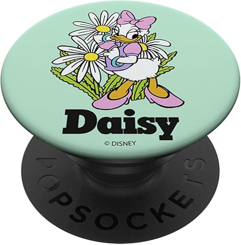 Disney Mickey And Friends Daisy Flower Portrait PopSockets Grip y soporte para teléfonos y tabletas