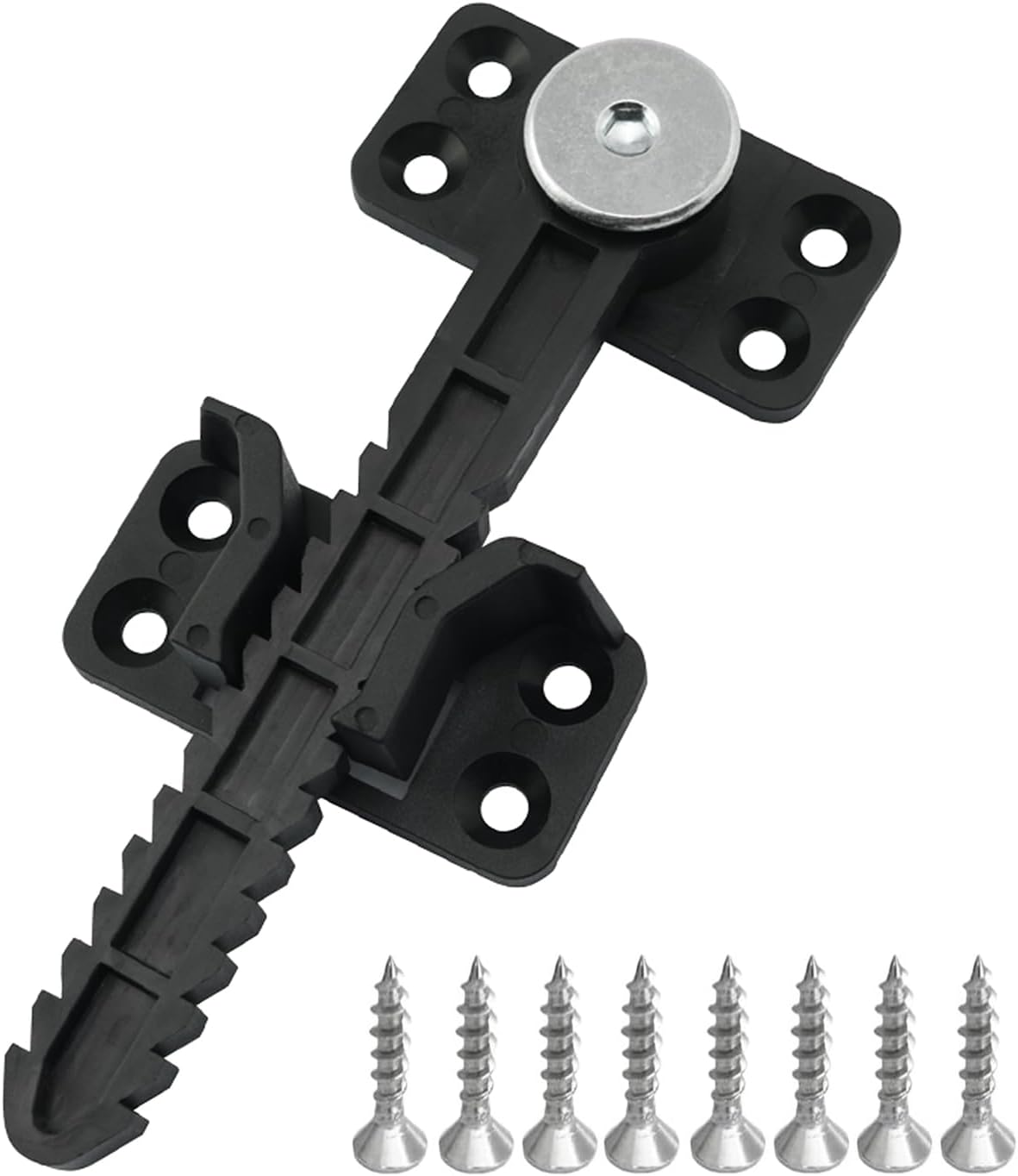 6PCS Sofa Connector Bracket with Screws Sofa Support Connector Bracket Desktop Bed Panel Furniture Hinge Base Holder Combination Plastic Pin Snap