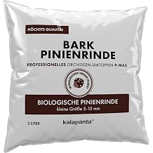 kalapanta - bark for orchids substrate bark for orchids ideal for repotting all orchids 2 l small 5-15 mm allowed in organic farming