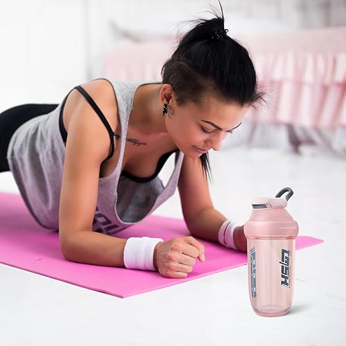 Miniatura 2 de Botella agitadora de proteínas de 21 onzas, TRITAN de plástico, vasos de proteína de suero sin BPABPS para preentrenamiento y gimnasio, mezclador