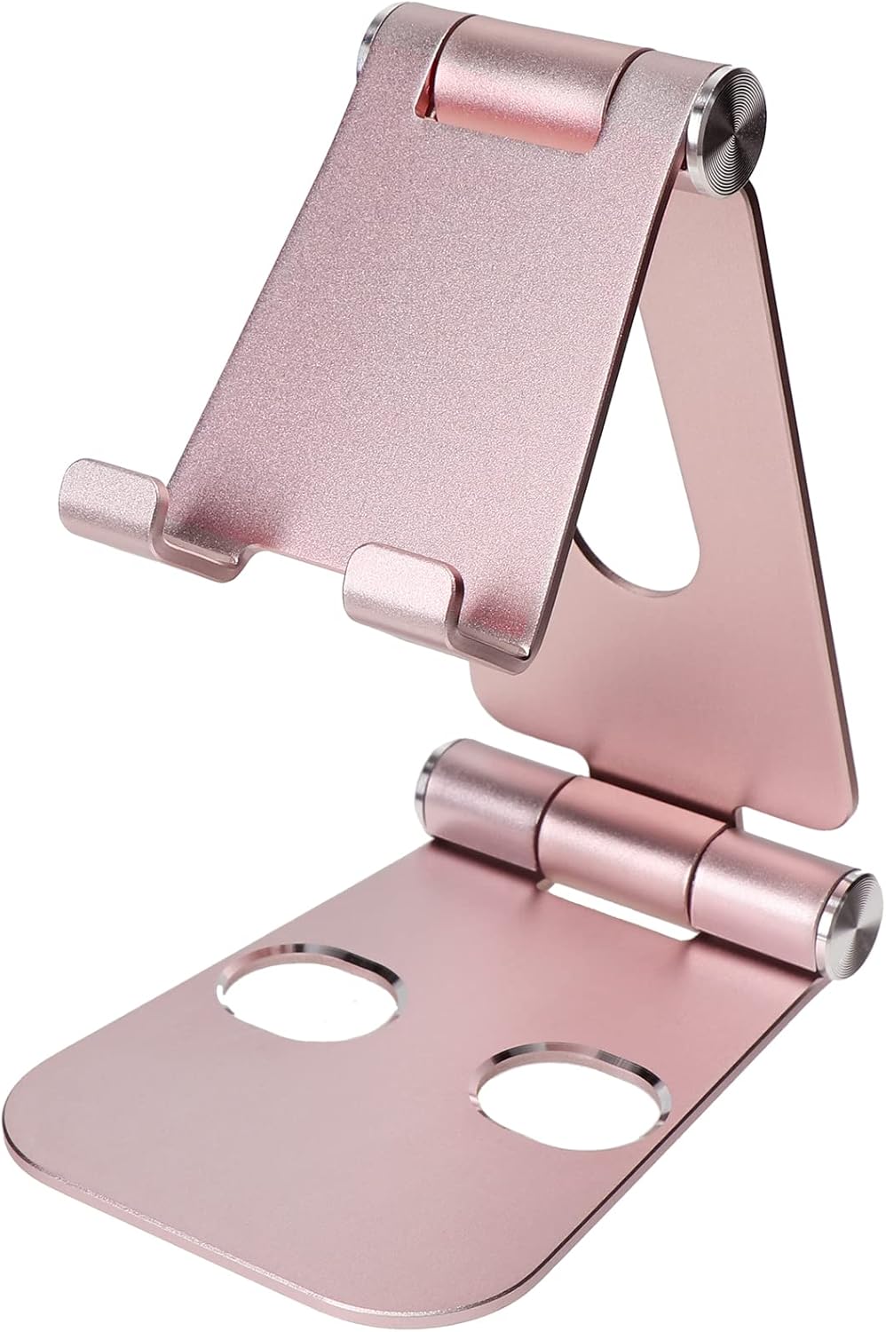 MOTTERU Aluminum Stand iPhone/iPad/Smartphone/Tablet Compatible Angle Adjustable Foldable Compact Pink MOT-SPSTD02-PK