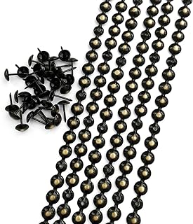 10 Meters D9.5mm Bronze Upholstery Tacks Strips/Nailhead Trims,Decorative Nail Strips with Upholstery Tacks for Sofa Headboard Bench(C:9.5mm Bronze)