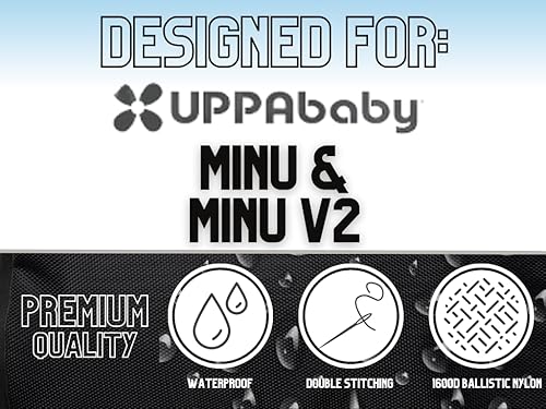 Miniatura 2 de Birdee Bolsa de viaje para cochecito diseñada para UPPAbaby MINU V2 y MINU - Bolsa de control para puerta de cochecito - Mochila para viajes en avión