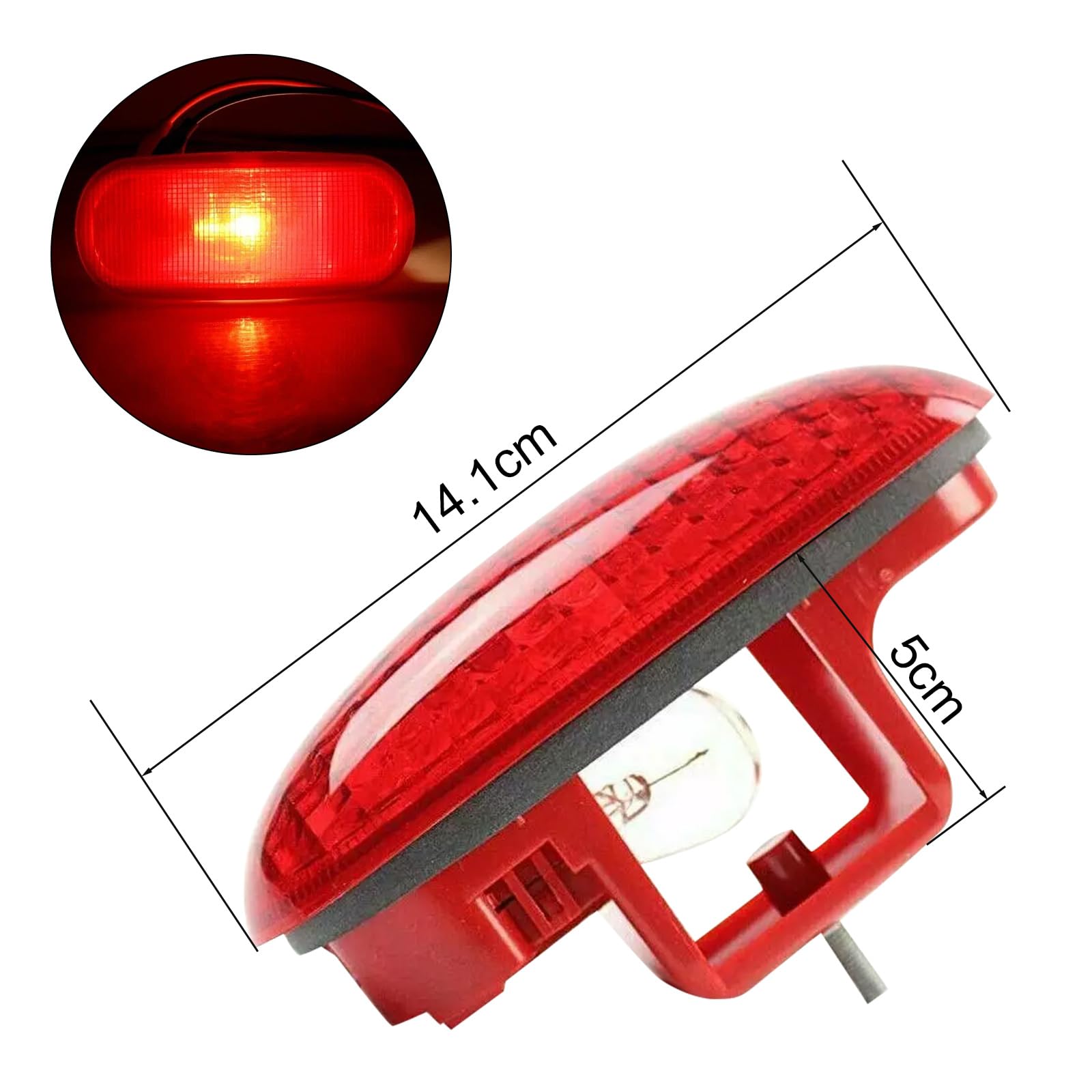 Luce di Stop Compatibile con Master Trafic Movano Vivaro Interstar Primastar 8200209522 Terza Luce di Stop Posteriore
