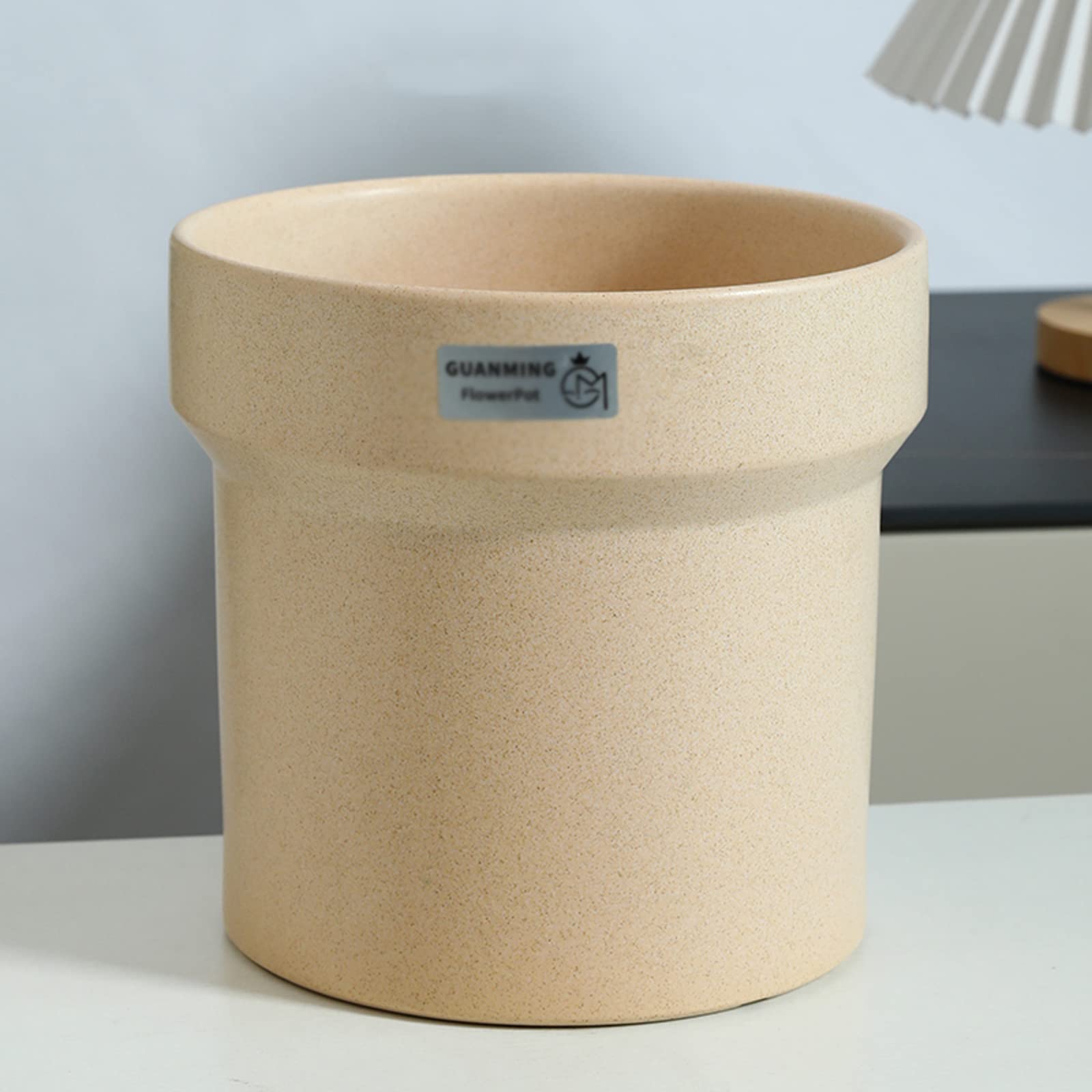 Vasi da Giardino Vasi per Piante in Ceramica, Vaso da Fiori Moderno da 6,88/8,46 Pollici con Foro di drenaggio per la Decorazione di Interni ed Esterni di casa e Ufficio