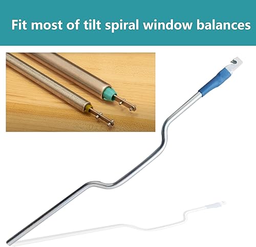 Miniatura 5 de Herramienta de tensión de ventana para balanceo espiral inclinable H 3787, engancha el equilibrio e inserta en el zapato de ventana adecuado,