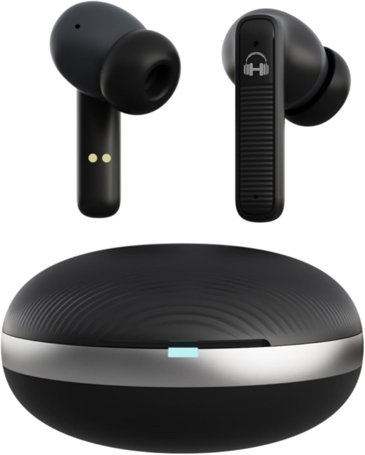 HARMONY TWENTY-TWO HTT-17, Wireless Earbuds, ENC 4 Mic Call Noise Cancelling, 13mm Deep Bass in Ear Buds with Voice Assistant, 5.4 Bluetooth Earphones, Fast Charging 10 min=100 min, 6H+35H Case, Ipx5 - Image 3