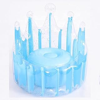 جيلونج صن كلوب 22323 جليتر كراون كيدي ثرون قابل للنفخ في الهواء الطلق الرياضات المائية - رقم: 22323، بولي فينيل كلورايد، متعدد الألوان