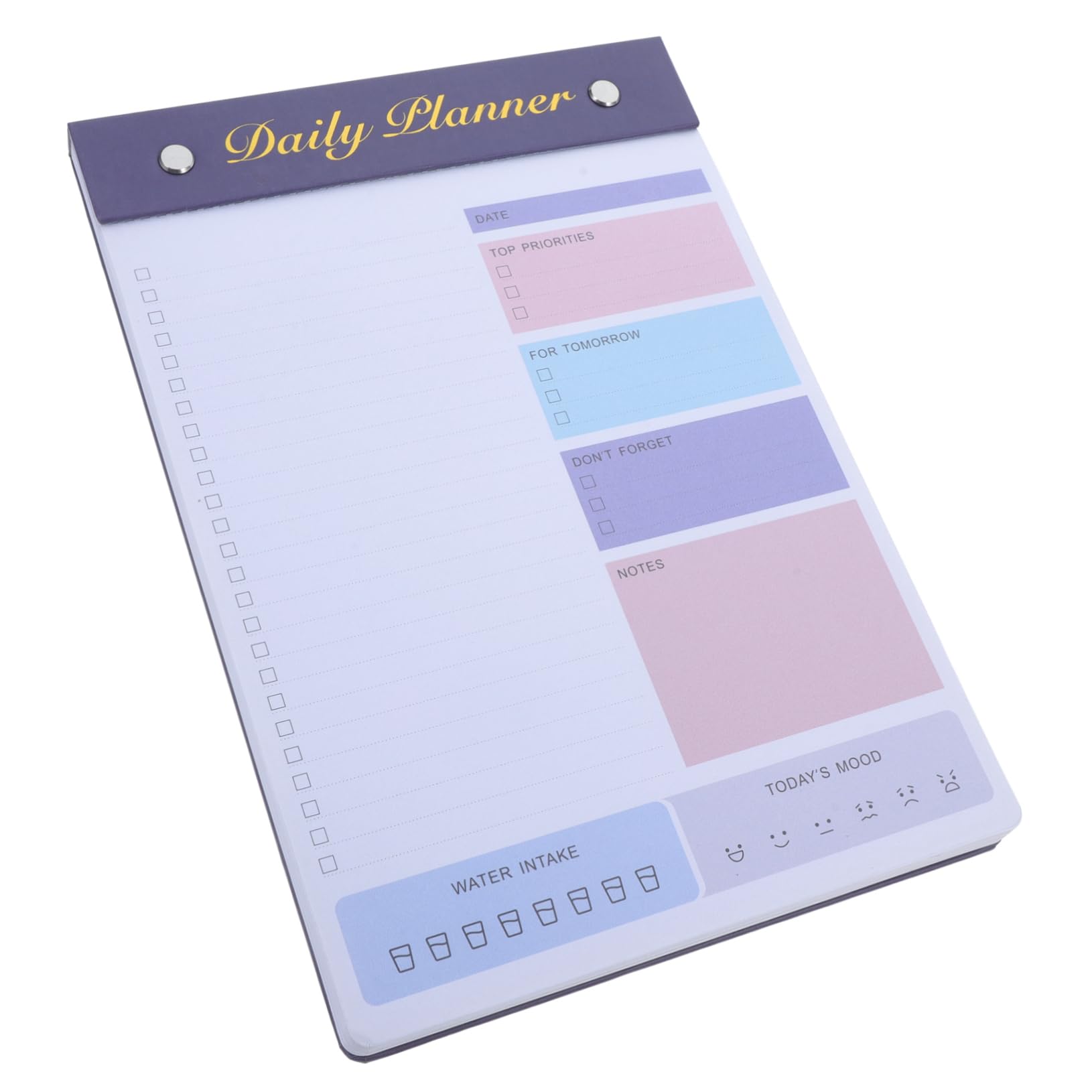 Cuaderno de Notas del Planificador B5 de Papel Púrpura 80 Hojas