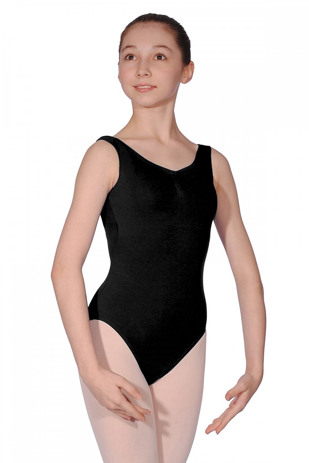 Roch Valley Natasha Ladies' Cotton Sleeveless Leotard S Black