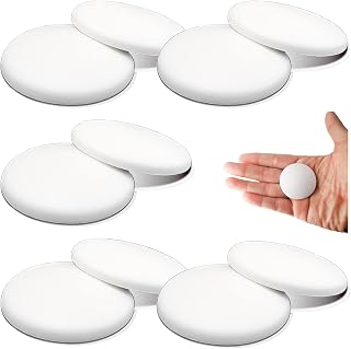 N brand 1.57inche Door Stopper Wall Protector, Adhesive Reusable Bumper Protector, with Strong 3M Adhesive,Quiet, Shock Absorbent Gel, Door Knob Wall Shield, White