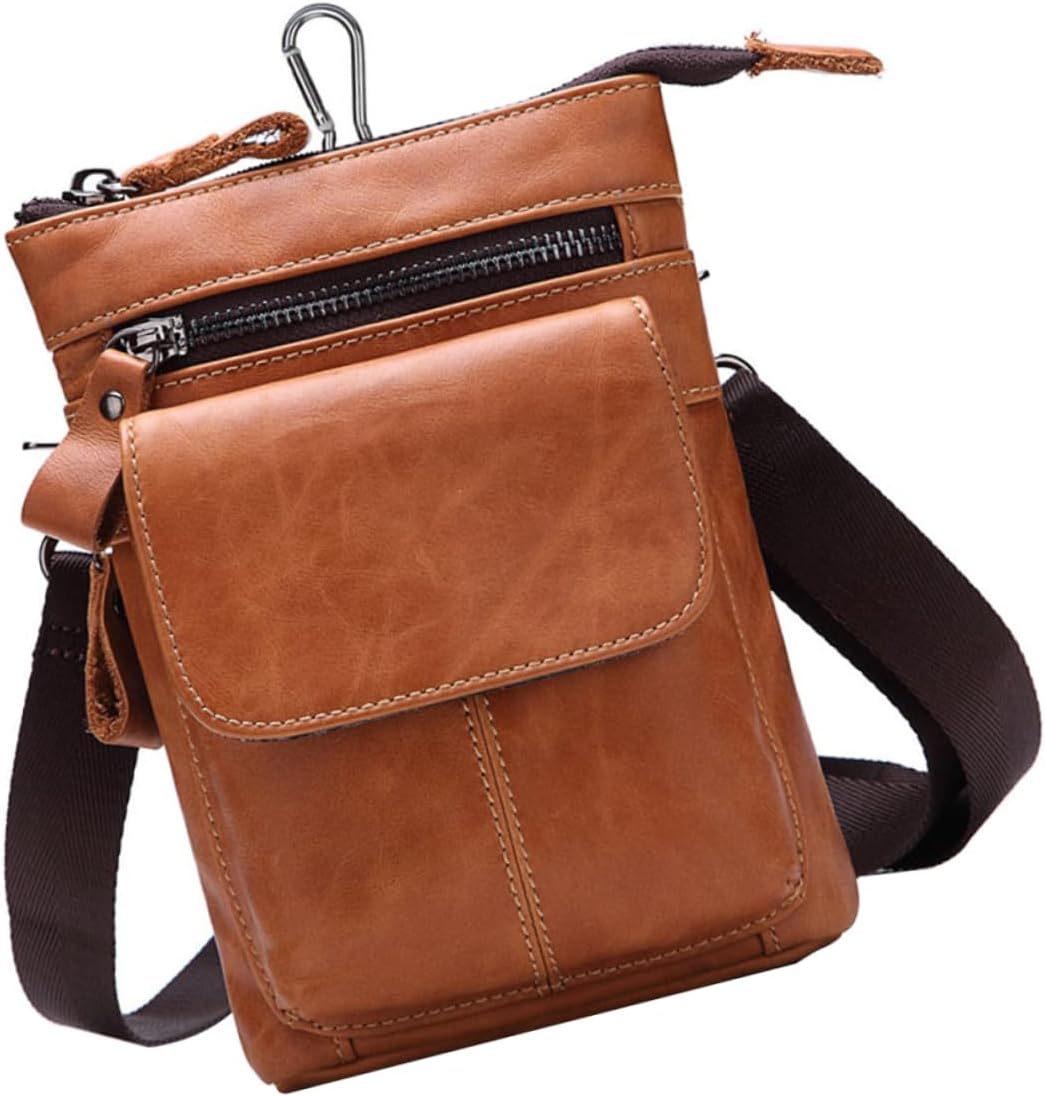 BESTYASH 1pc Multi-function Pouch for Men Casual Crossbody Waist Bag Stylish Travel Phone Carrier for Sports Daily Use