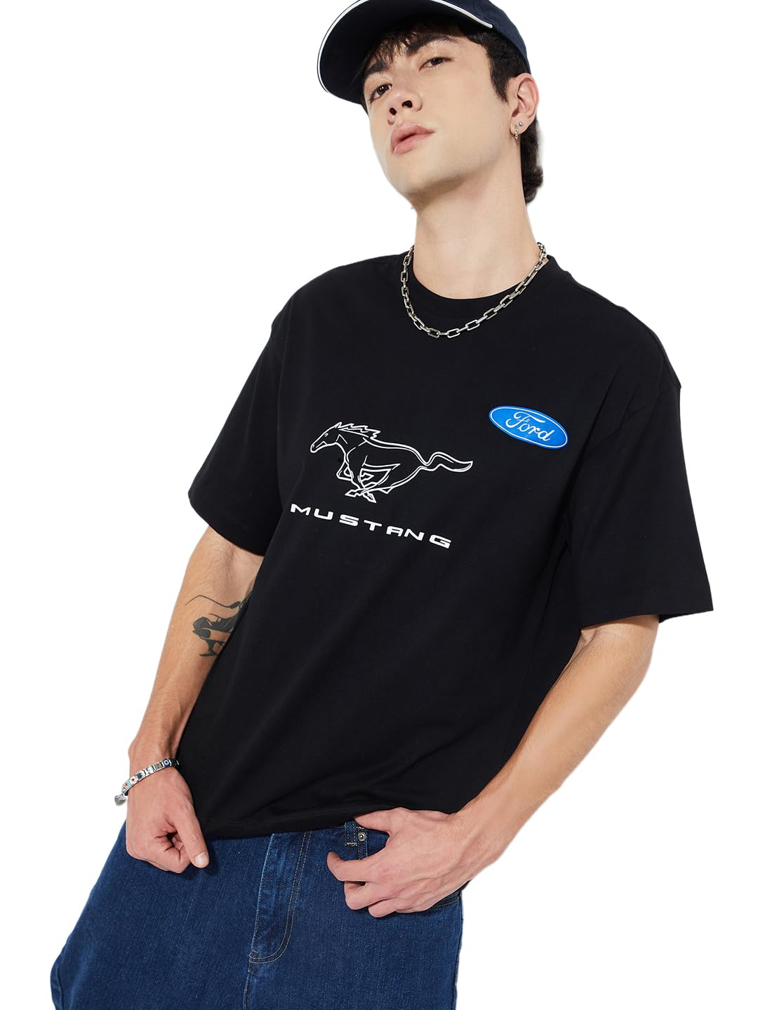 Max URB_N Men Oversized Printed T-Shirt