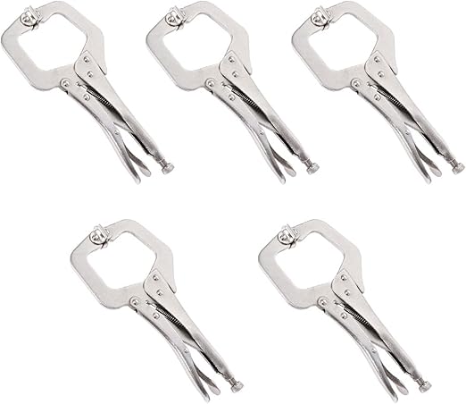 4-tlg Schnellspanner Klemmen - 163kg Haltekraft Verstellbare U-Bolzen Klemmen