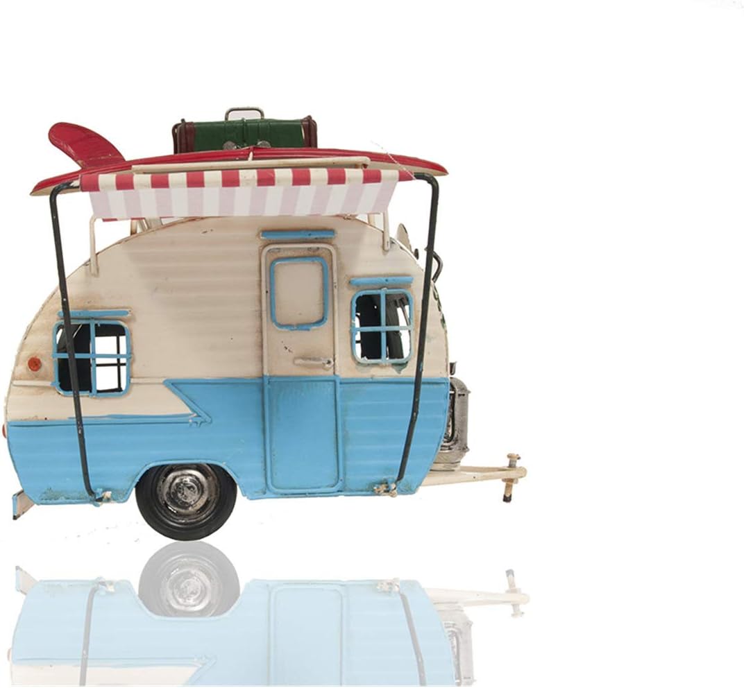 Old Modern Handicrafts Classic Camper Photo Frame and Piggy Bank - Camper with Photo Frame, Piggy Bank - Metal - 9" L x 8" W x 8" H