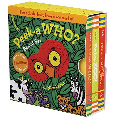 Image of Peek-a Who? Boxed Set: (Children's Animal Books, Board Books for Kids)