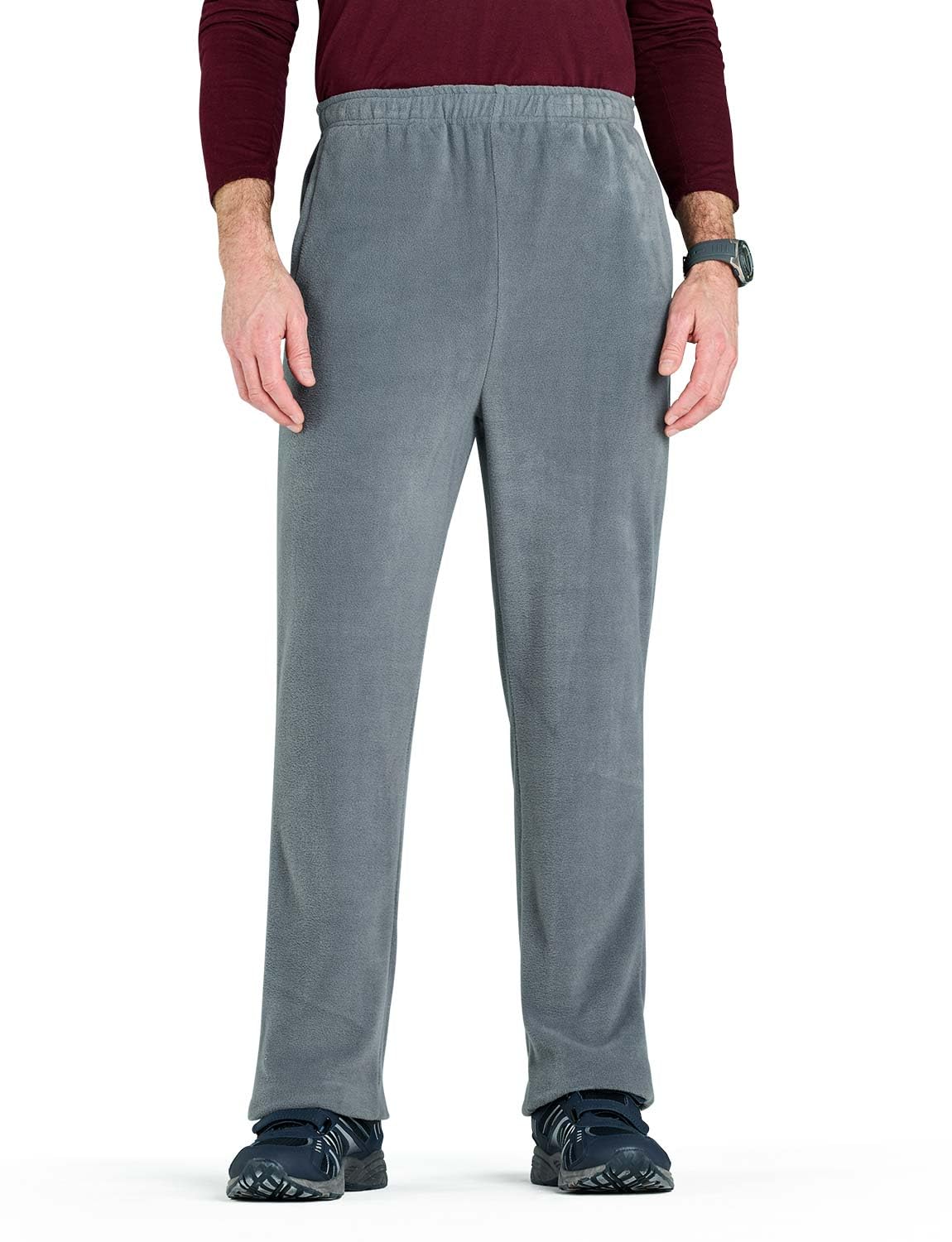 Chums Men's Grey Polar Fleece Jog Pant 36W / 31L