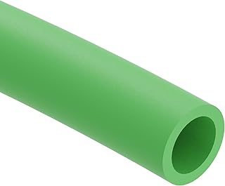 Green 25mm(0.98") ID 35mm(1.38") OD 1000mm(39.37") Length 0.2" Thickness Pipe Insulation, Foam Tubing for Gym, Home, Handle Grip Support