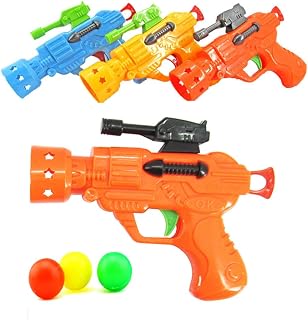 Vaguelly Pong Shooter Toy for Boy Girl Fun Table Tennis Shooting Toy with Elastic Design Ball Shooter Great Present for Boys and Girls Color