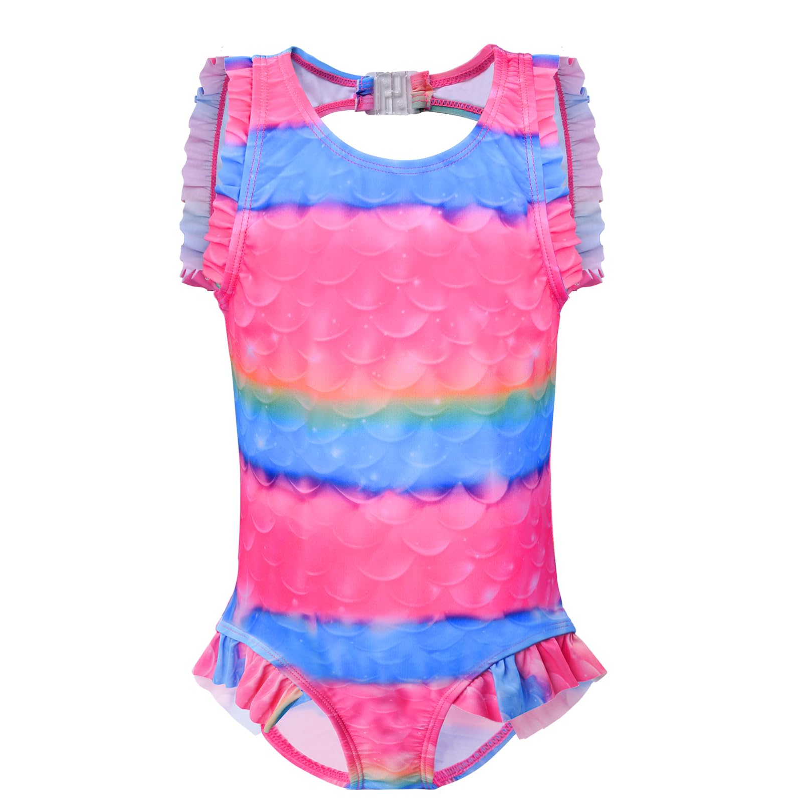 flintronic Costume da Bagno per Ragazze, Costume Intero Bambina Sirena, Bikini da Spiaggia Ragazze, Estivo Senza Manica Costume da Bagno per Spiaggia Estate per Ragazze