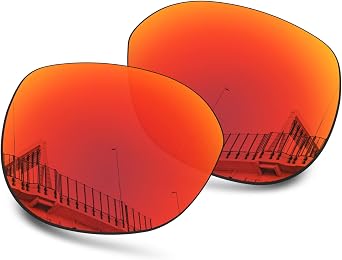 Well-aimed Replacement Lenses Compatible with Versace VE4361 54mm Sunglasses - Red Iridium Polarized