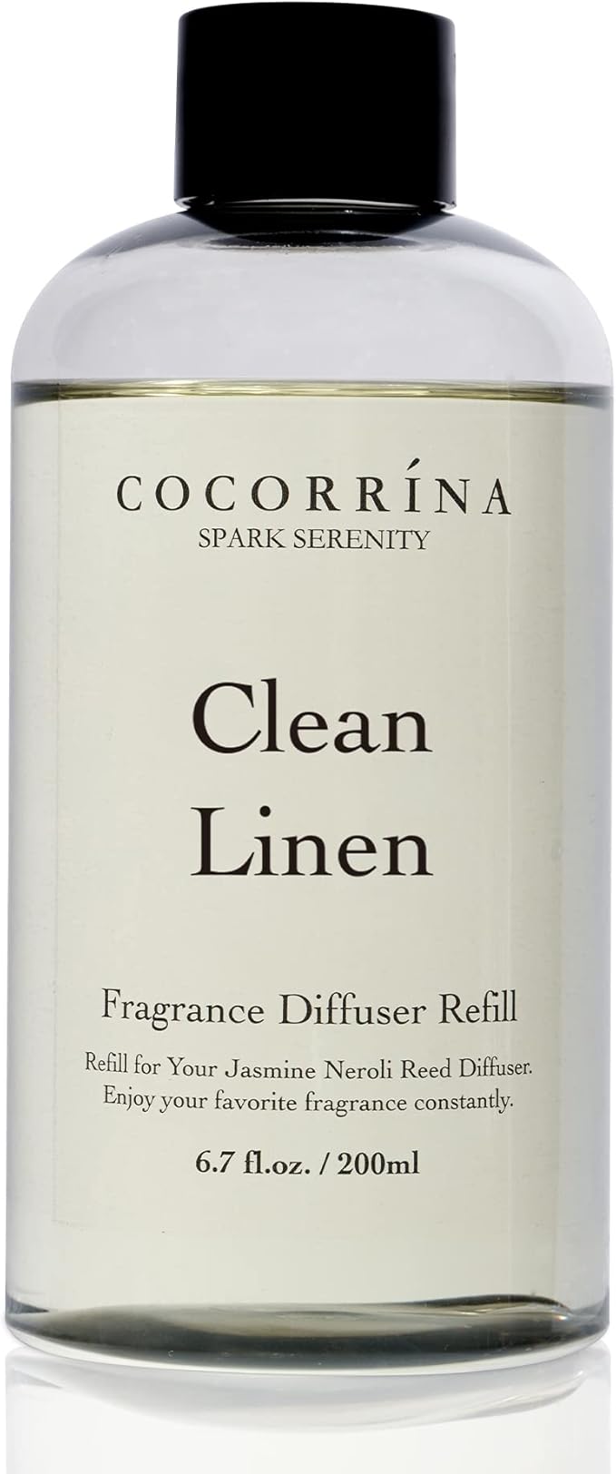 Cocorrína Clean Linen Scented Reed Diffuser Oil with 8