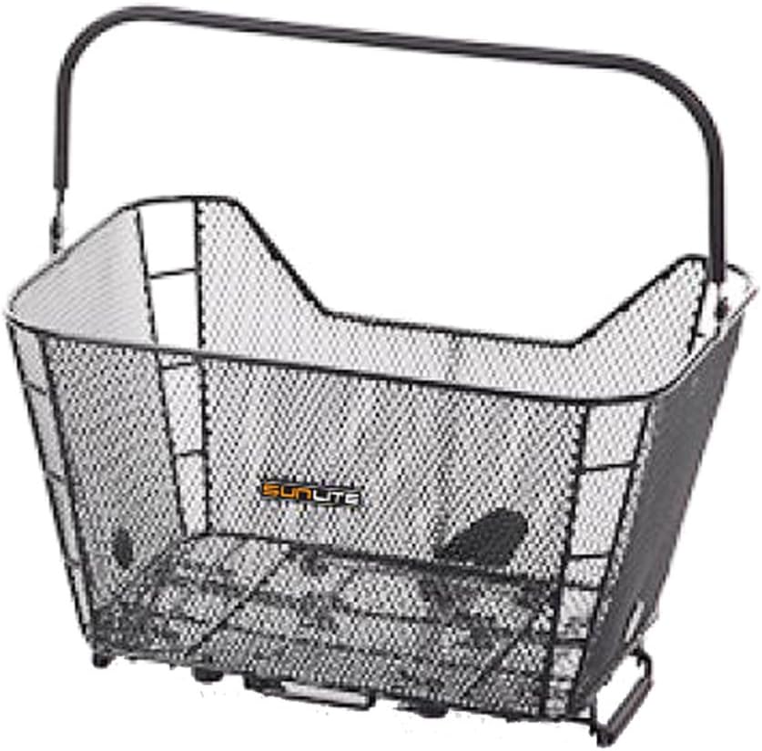 Sunlite Rack Top Mesh QR Basket, 12 x 16 x 9, Black