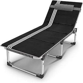 HZH Espreguiçadeira Espreguiçadeira de jardim Espreguiçadeira prática dobrável Espreguiçadeira Relax Ajustável e facilmente dobrável (C)