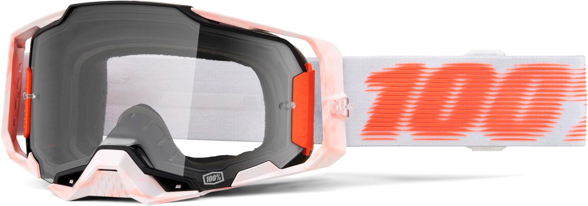 100% ARMEGA Premium Protective Sport Goggles with Ultra HD Lens & Nose Guard