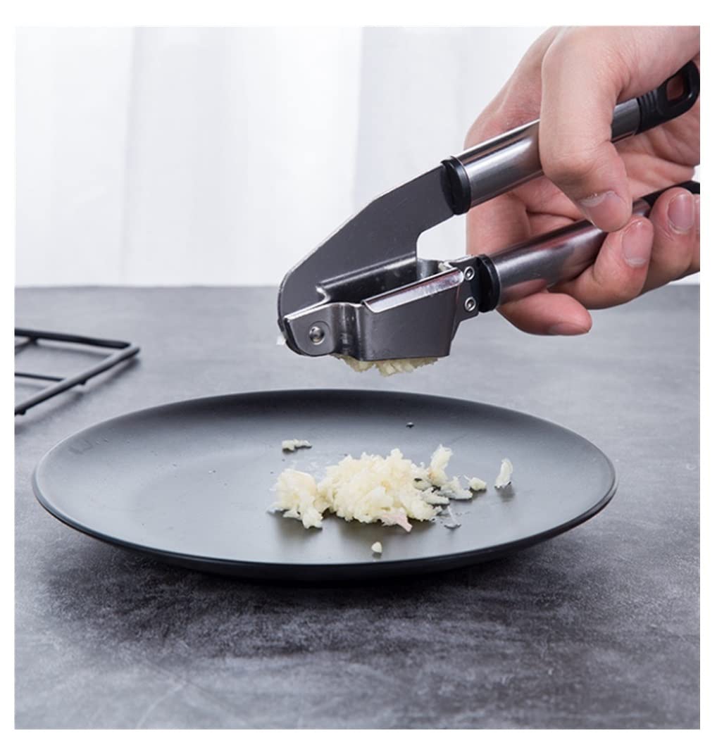 Knoblauchpresse Garlic Press Knoblauchhacker Leicht Zu Drückender, Ergonomischer Griff, Kein Schälen Erforderlich, Professionelle Ingwerpresse Kitchen Gadgets