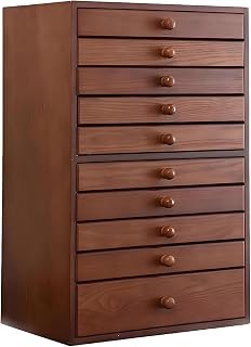 Wooden Jewellery Box, Extra Large Wooden Jewelry Box With 10 Drawers Storage Containers For Jewelry, Watches, Necklaces