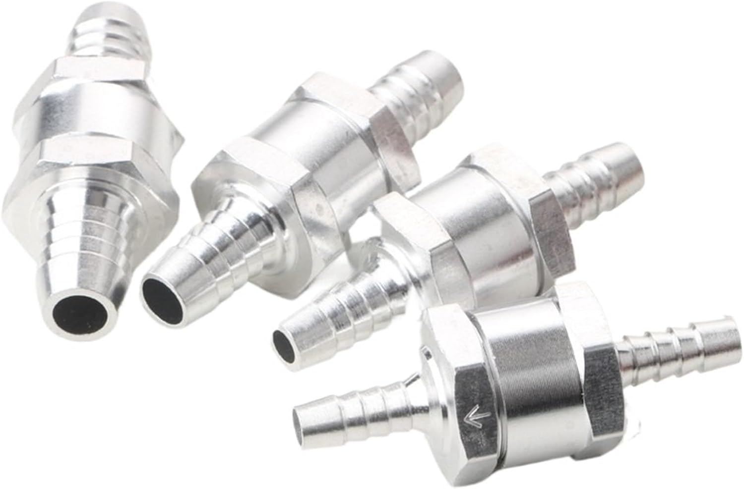 2PCS Aluminum alloy 1-way check valve 6/8/ 10/ 12mm(12mm)