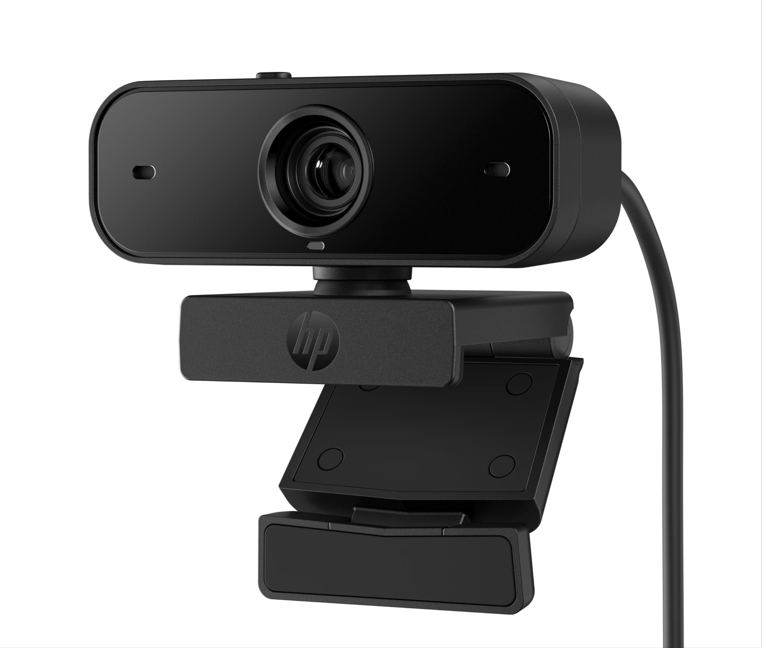 HP Kamera internetowa 430 FHD 1080p, automatyczna ostrość, obrót o 360°, pole widzenia do 85°, podwójny mikrofon z redukcją szumów, kompatybilny z powiększeniem, pokrywa prywatności, czarny
