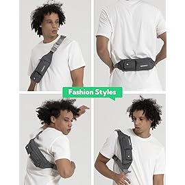 Waterfly Slim Soft Polyester Water Resistant Waist Bag Pack for Man Women Outdoors Running Climbing Carrying iPhone 5 6 Plus Samsung S5 S6 (Gray)