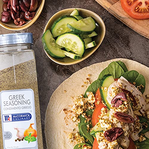 Mccormick Culinary Greek Seasoning, 23 Oz - One 23 Ounce Container Of Greek Seasoning Blend For Mediterranean Style Dishes, Best With Salads, Chicken, Lamb, Gyros, Vegetables And More #TOP3