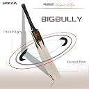 Heega Bigbully Professional Season Cricket Bat | Premium Kashmir Willow Leather Ball Bat with Massive Sweet Spot, Thick Edges & Pro Grip for Tournament Matches (Harrow) (32.75) gallery image