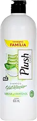 Plush Care, Shampoo para cabelos, Hidratação Profunda, Babosa + Pantenol, 800ml, Verde
