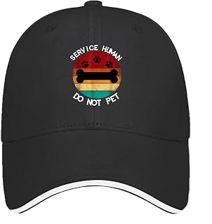 Service Human Do Not Pet Trucker Hats Cycling Caps for Her