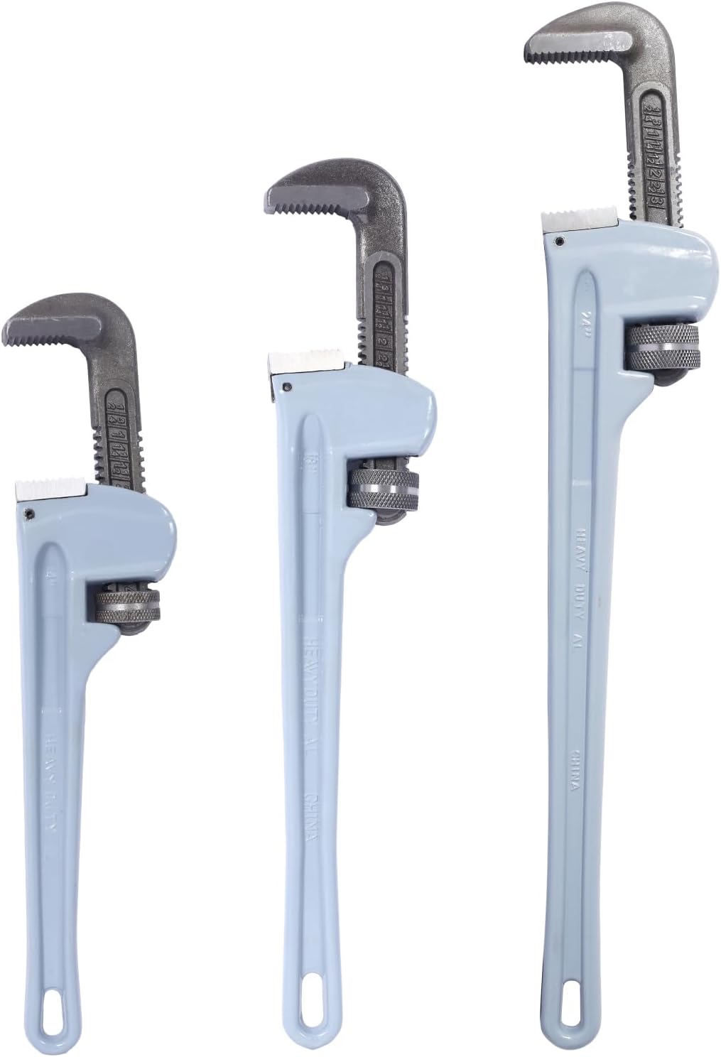 3PCS Aluminium Pipe Wrench Set (14" 18" 24")