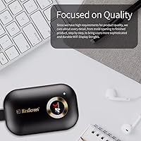 Vista 5 de SmartSee Receptor de pantalla inalámbrico HD 5G WiFi 4K 1080P Adaptador de espejo fundido para iPhone Mac iOS Android a TV proyector compatible