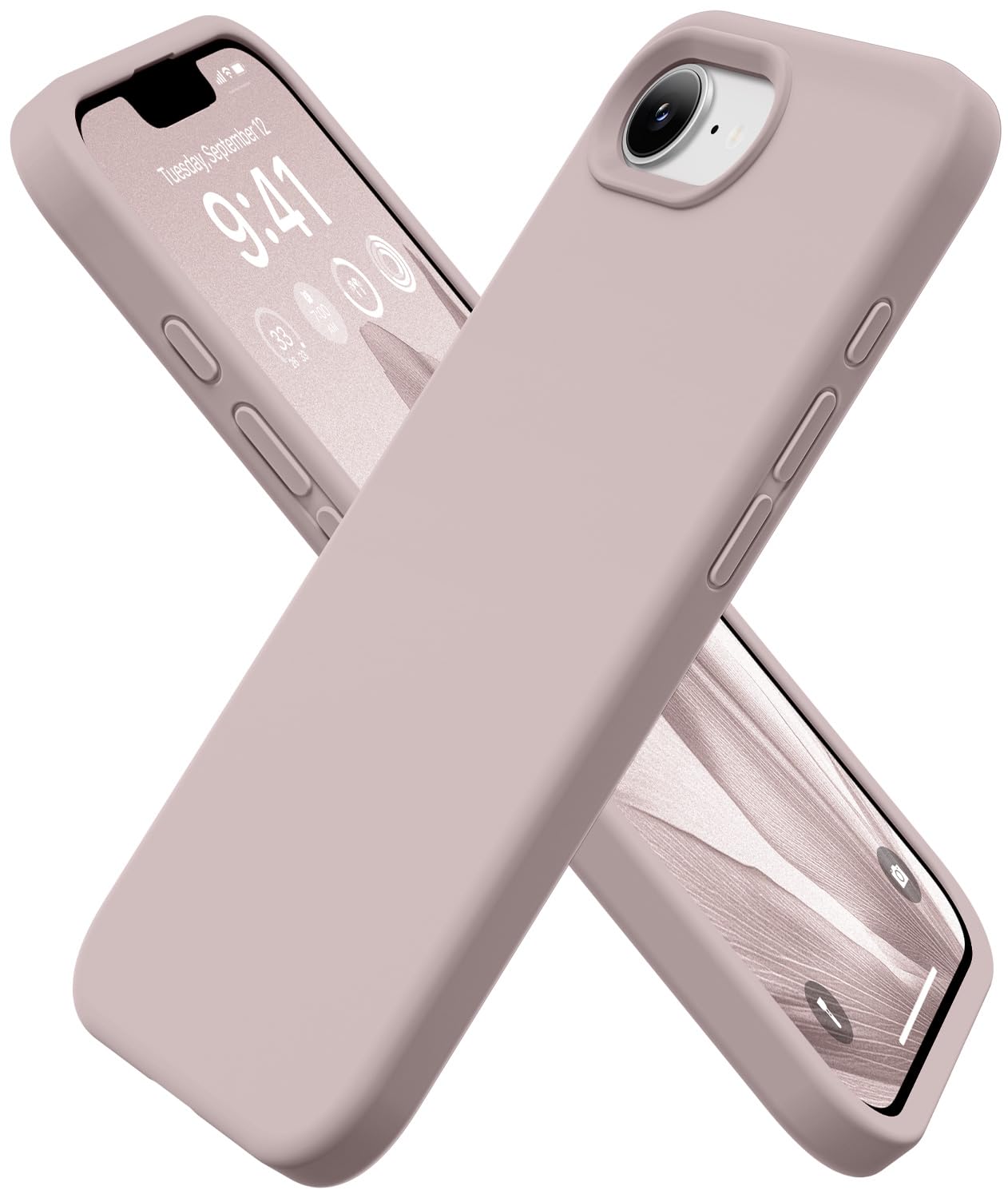 GolbinBox Magnetic for iPhone 17e/16e Case, Silicone Cover, Light Taro